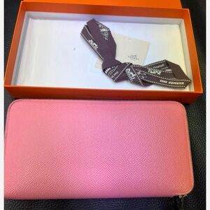 Pink Leather Wallet